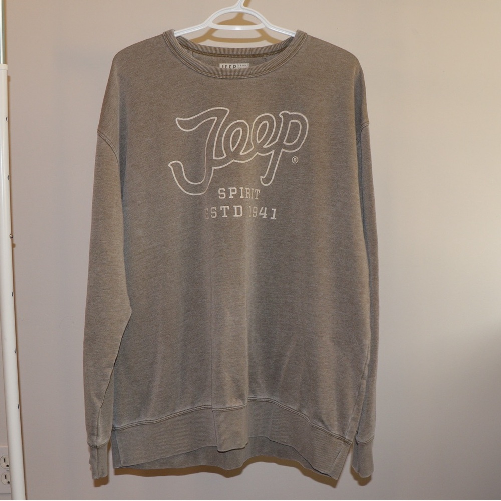 Jeep Women's Crewneck Sweater - Faded Green